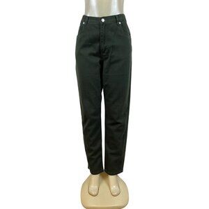 Tommy Hilfiger Womens Olive Jeans Comfortable Fit Denim Trousers Size 12